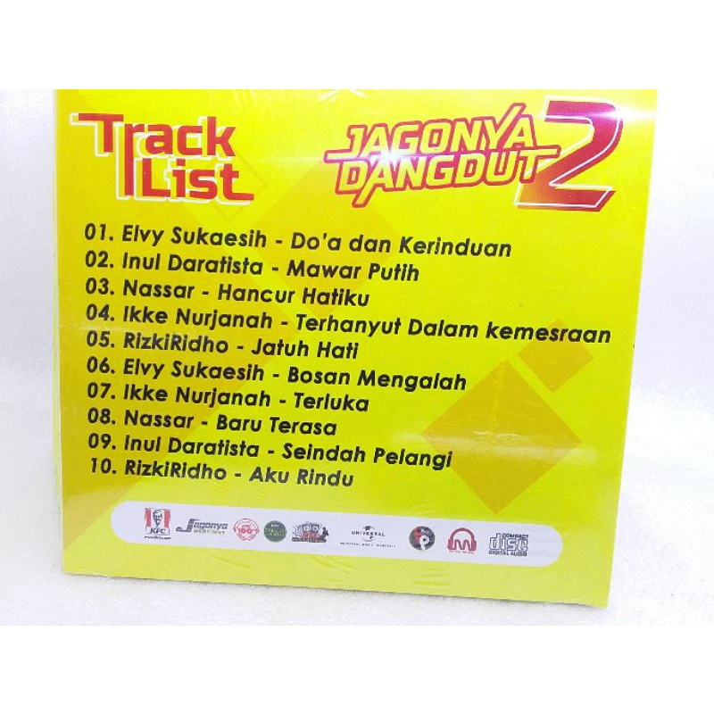 kaset CD Jagonya dangdut 2 - kompilasi lagu dangdut 2021