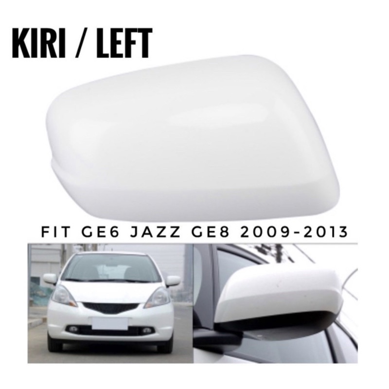 76201 / 76251 TF0 E11ZG Skullcap Cover Tutup Spion Kanan / Kiri Tidak ada lubang sen Honda Jazz S GE8 2009 2010 2011 2012 2013