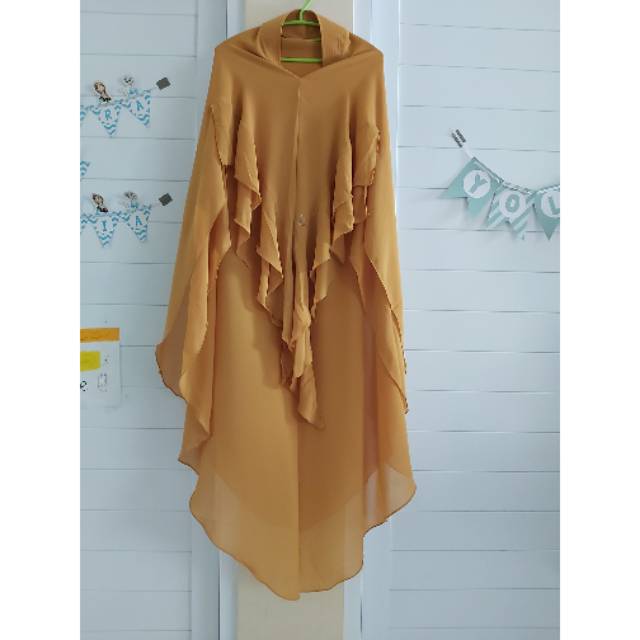 Khimar Namira Mustard by Jawhara Syari