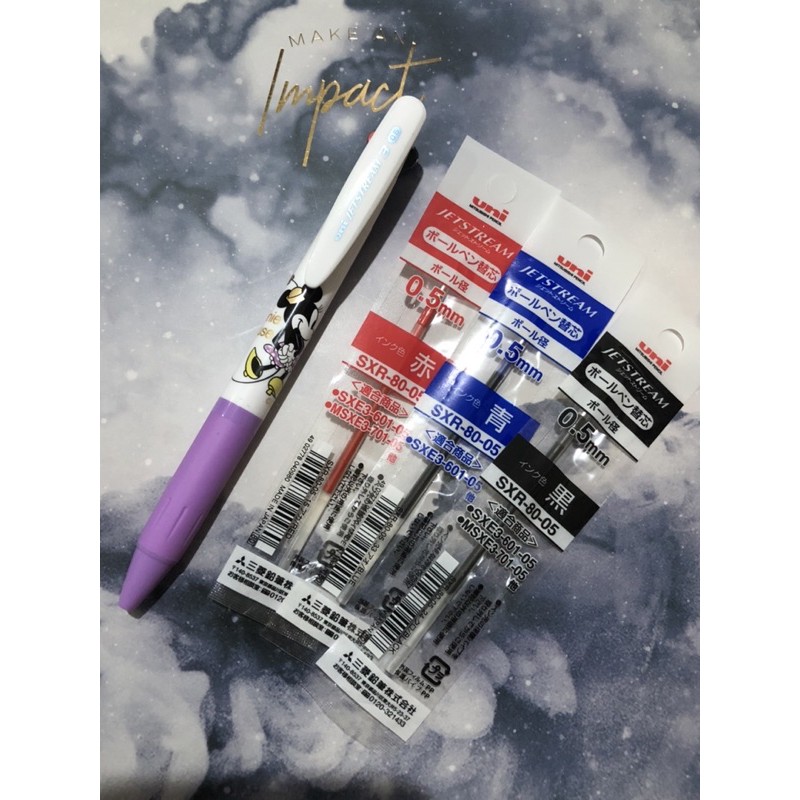 

NEW-TERMURAH refill uni jetstream 3 colors 0.5