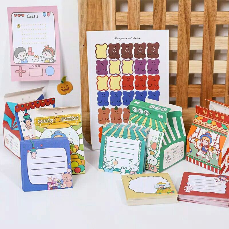 

[SHARING PACK]MEMO PAD AESTHETIC CUTE STYLE