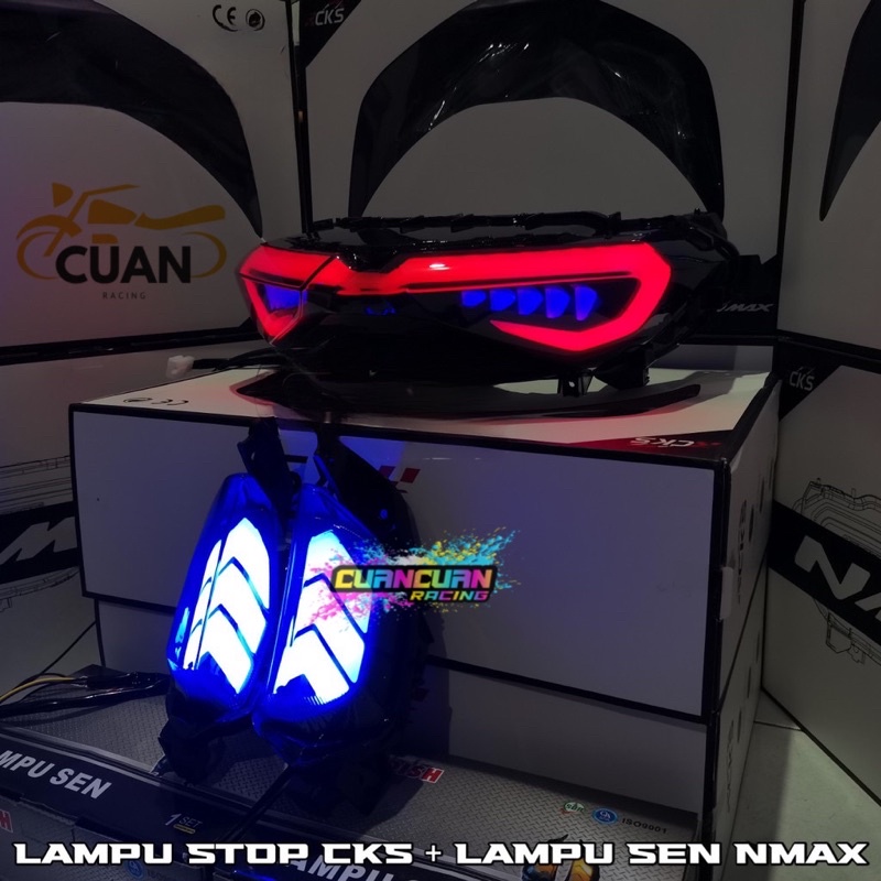 Lampu Stop Belakang Nmax New 2020 LED CKS Plus Lampu Sen Sien Nmax New LED Running 2020 Paket