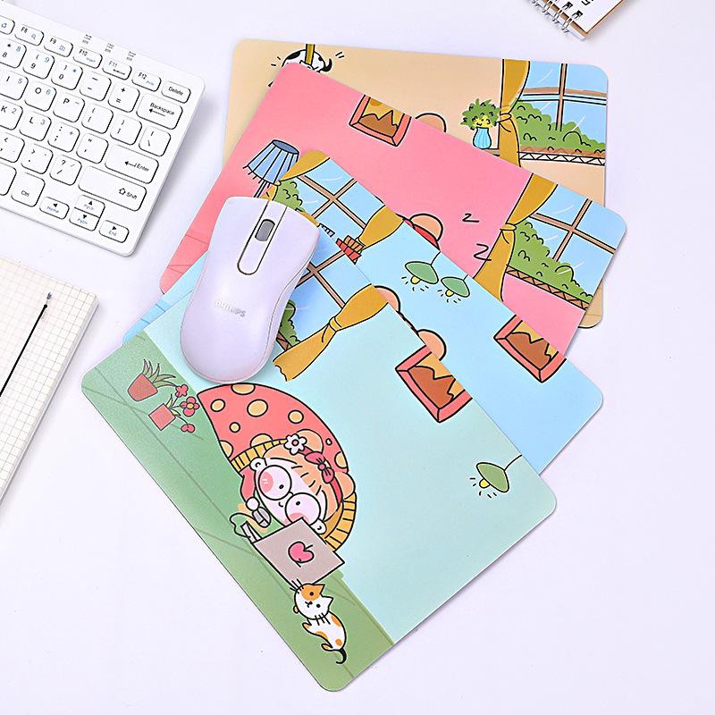 TS01-Mouse pad gambar lucu cartoon girl cute murah import