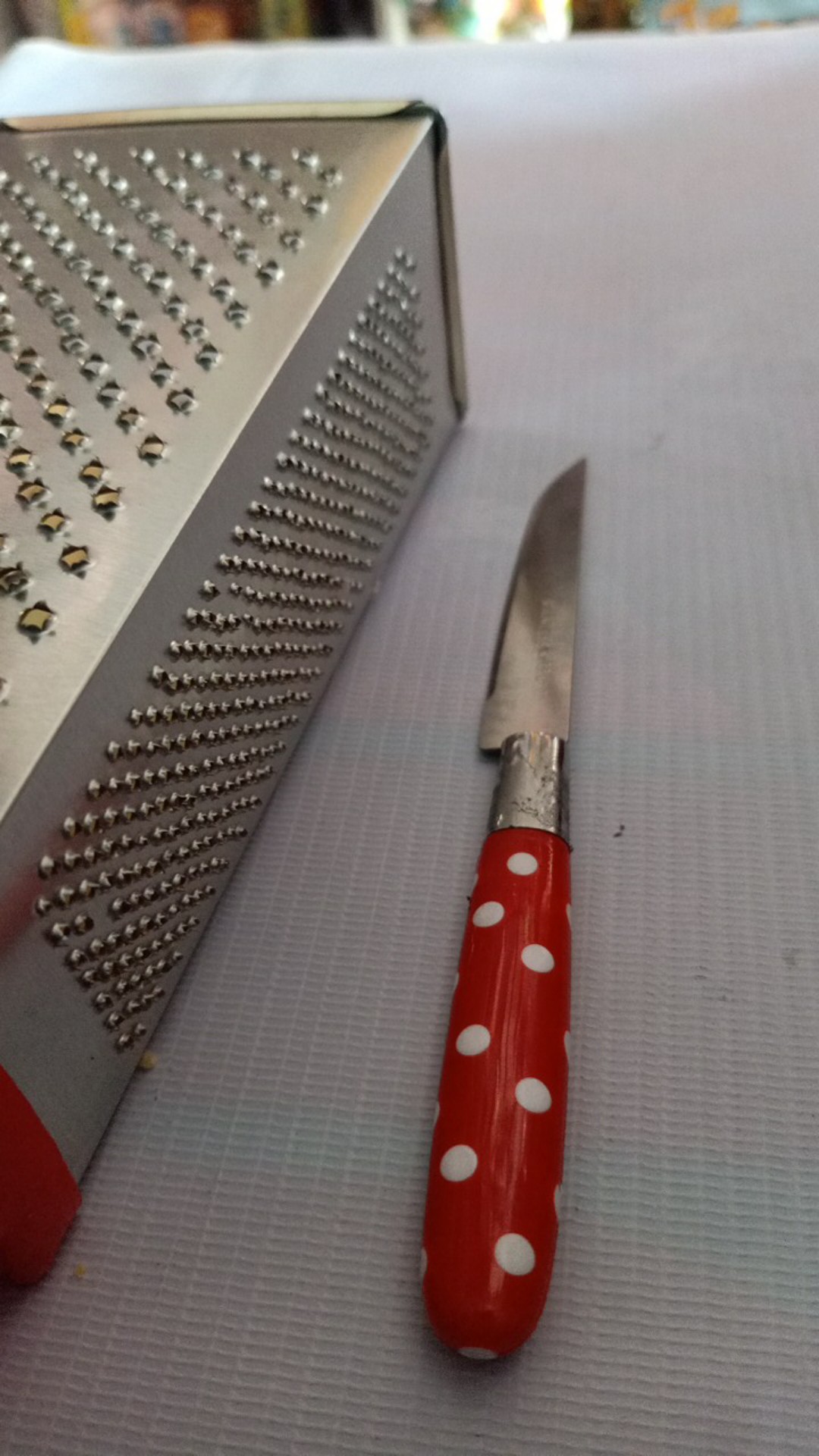 Pisau Buah Polkadot Pisau Dapur Kupas Buah Sayur Tajam Bagus