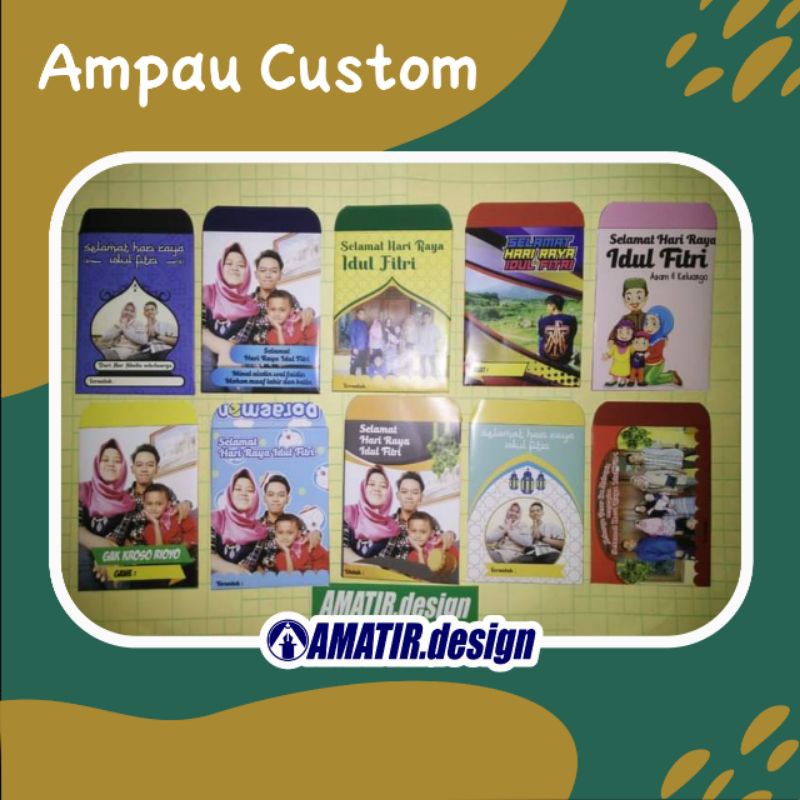 

AMPLOP LEBARAN CUSTOM UKURAN 7x9 cm (isi 1 Lusin)