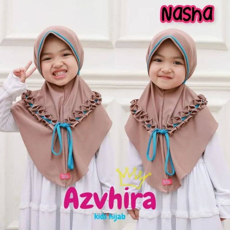 Hijab Anak Nasha / jilbab Anak Lucu Murah/ Hijab Instant anak /ai_beaute