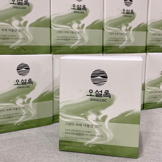 OSULLOC GREEN TEA LATTE DOUBLE SHOT - 1 BOX ISI 10