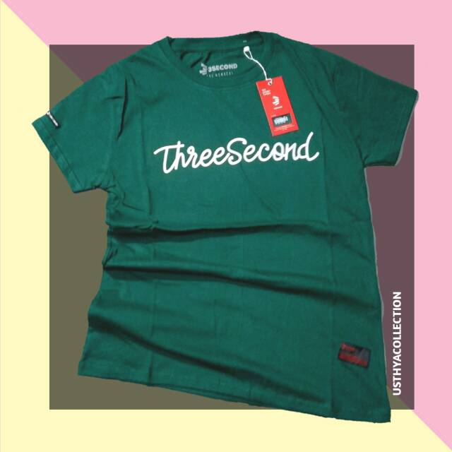 KAOS 3SECOND KAOS 3SECOND WANITA KAOS 3SECOND CEWEK KAOS PENDEK WANITA KAOS 3SECOND ORI