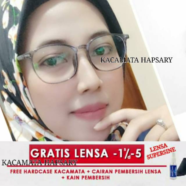 Frame Kacamata Elastis, Kacamata Trendy, Kacamata Minus, Kacamata Fashion Pria &amp; Wanita Anti Radiasi