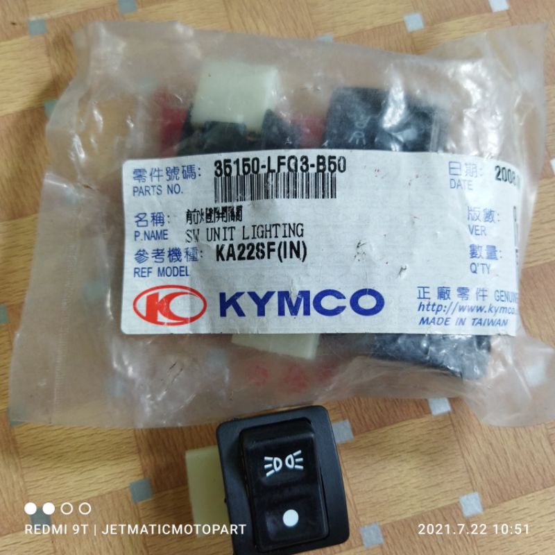 Tombol Lampu Kymco Libero