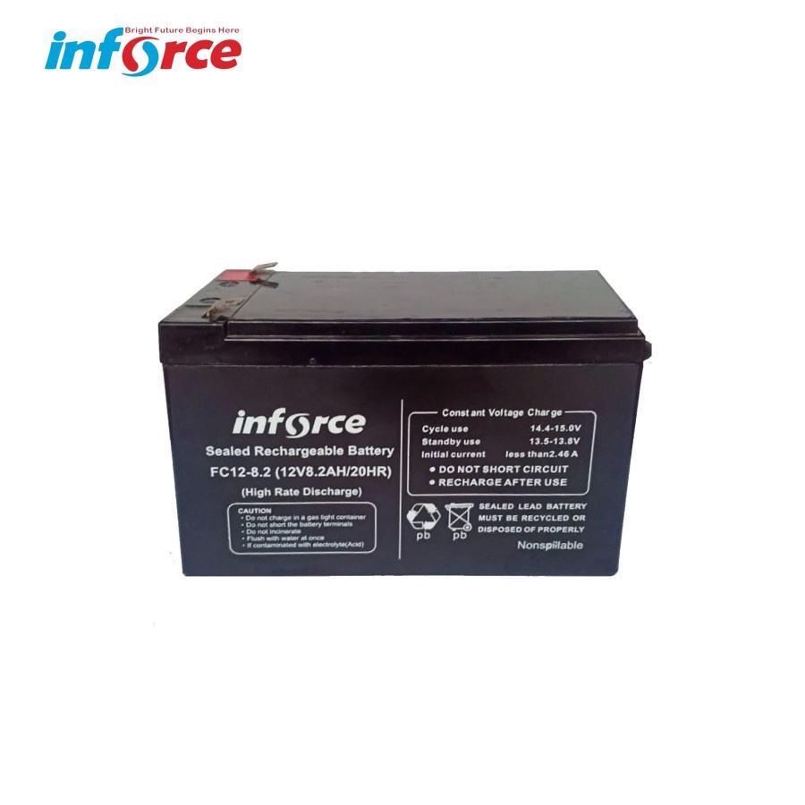 Baterai UPS inforce 12V, 8.2A