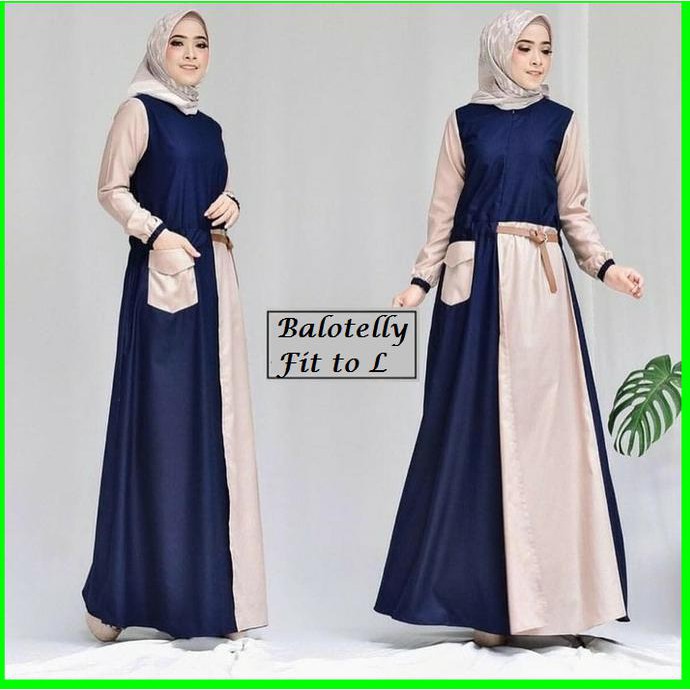 Baju BAJU GAMIS WANITA KOKO MUSLIM BLOUSE TUNIK SETELAN MANSET KHIMAR CIPUT