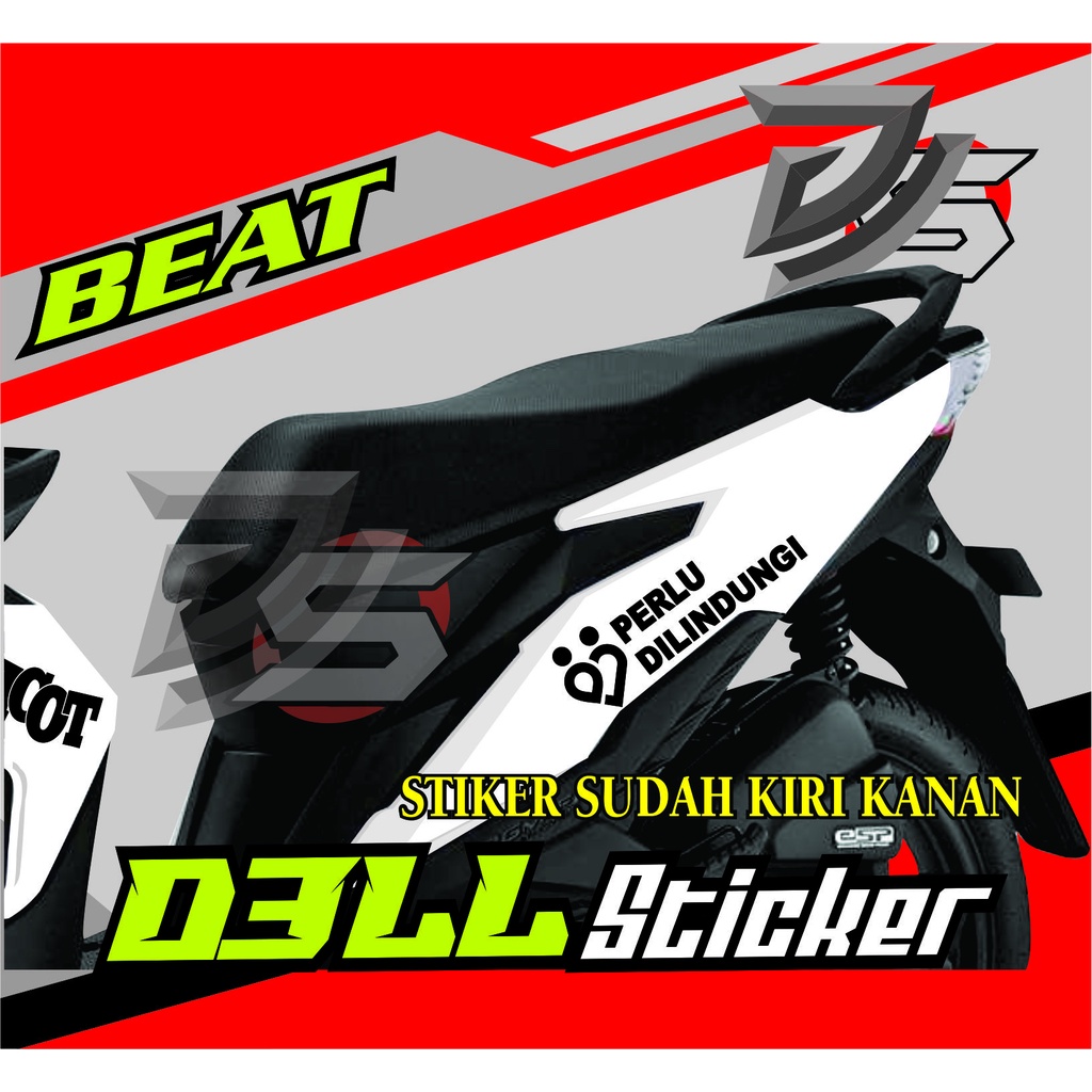 stiker beat PERLU DILINDUNGI / CUTTING STIKER BEAT / STICKER BEAT STREET
