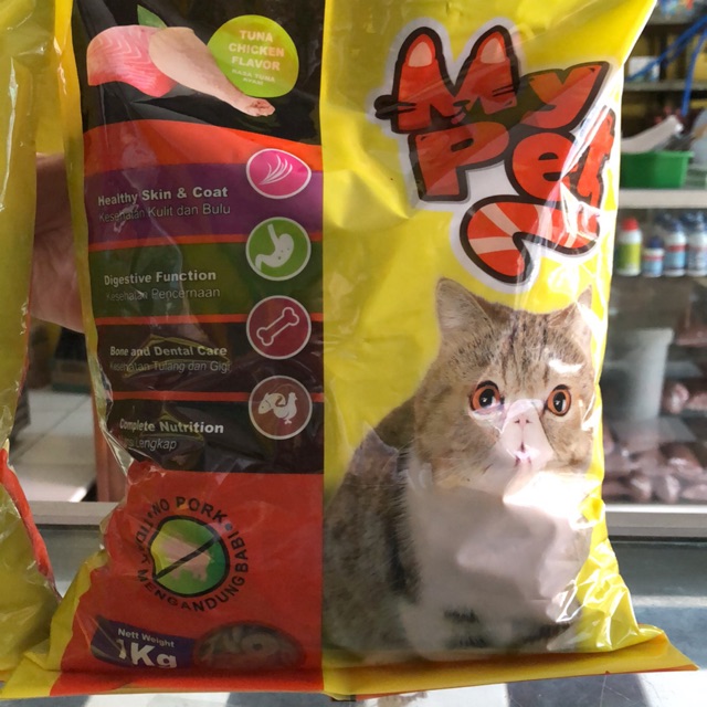MY PET MAKANAN KUCING KERING 1kg