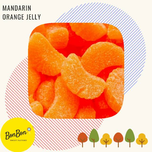 

Orange Jelly Candy / Permen Jeli Jeruk / Jely Buah Kiloan 250 Gram