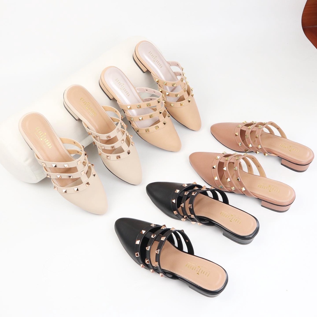 GLARISAMODA Edrea Heels 3cm Mules sandal empuk