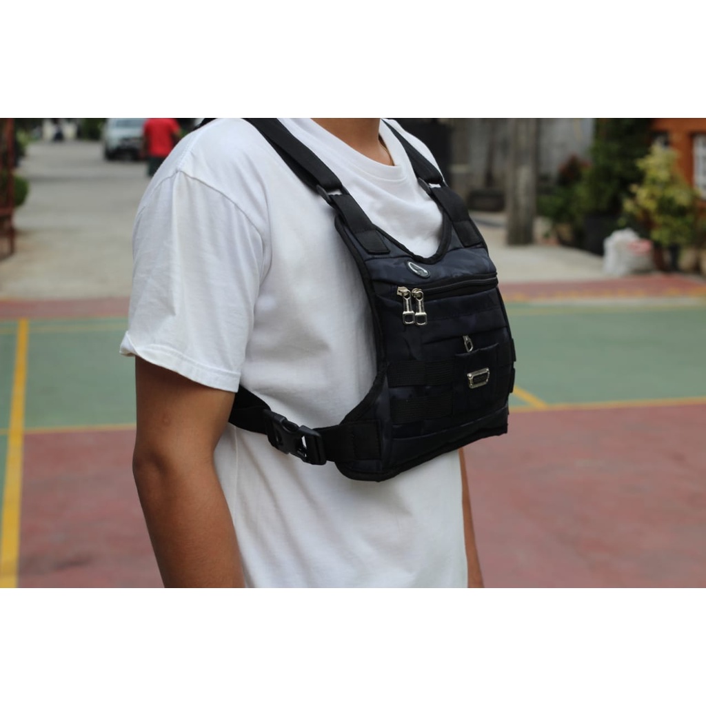 CHEST BAG TAS DADA TACTICAL SPORTY CASUAL TAS ROMPI SERBAGUNA SEPEDA TAS SELEMPANG DADA