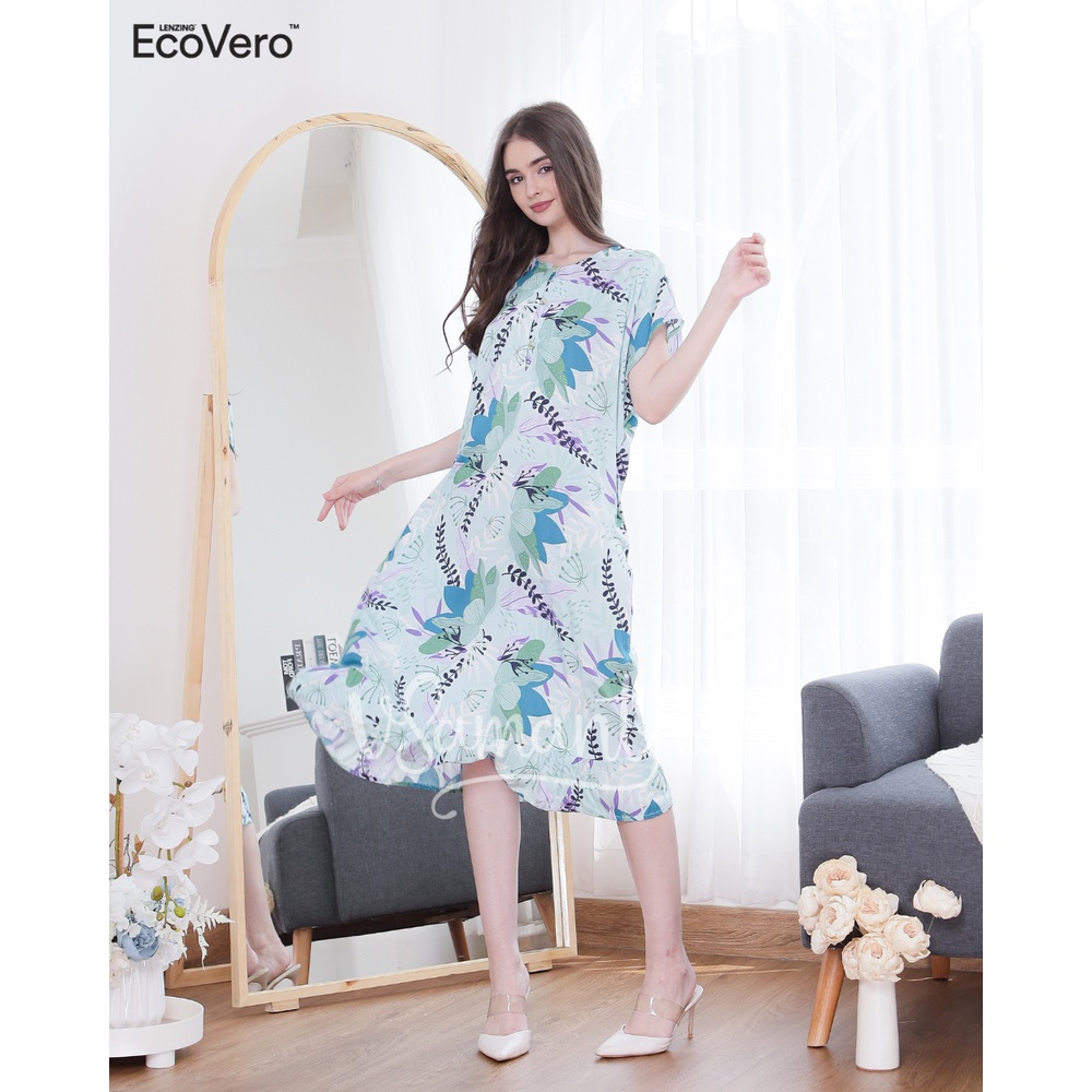 vSamantha - Daster / Dress Premium Ecovero Motif Rose