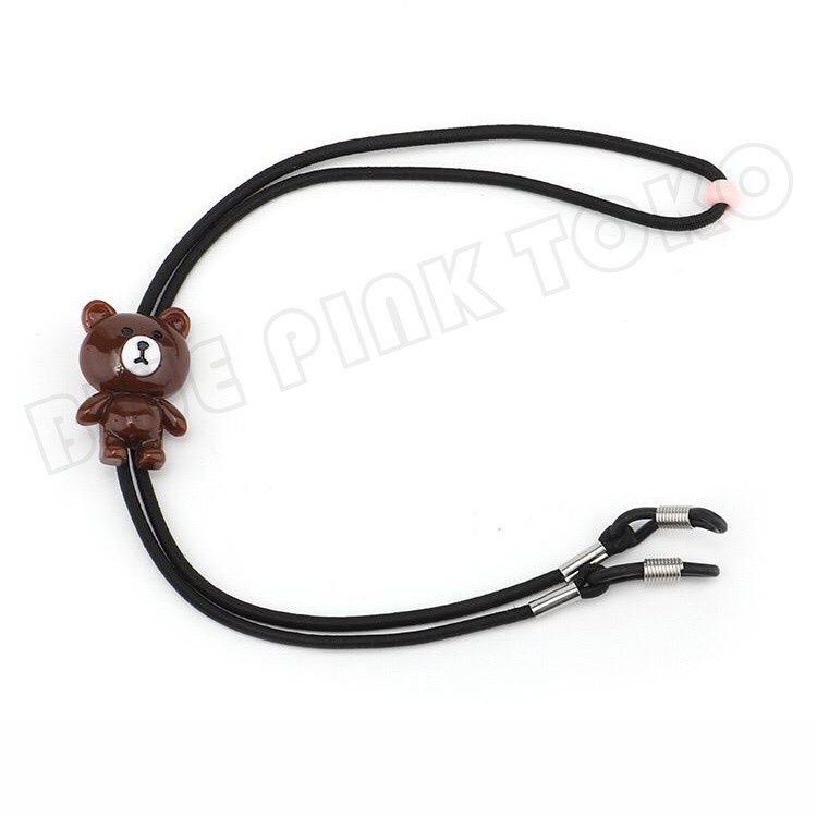 Tali Silicone Strap Penahan Kacamata Anak / pria dan wanita Karakter Lucu