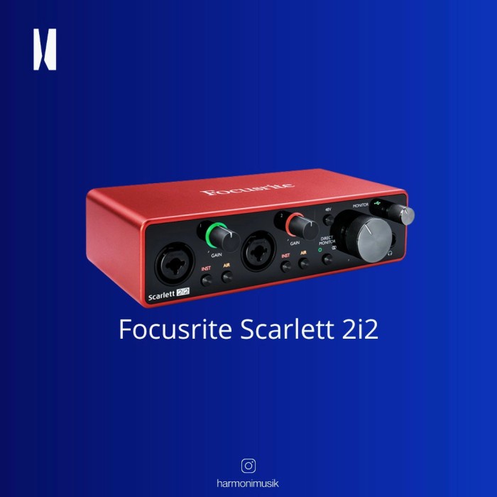 Внешняя звуковая карта focusrite scarlett solo 3rd