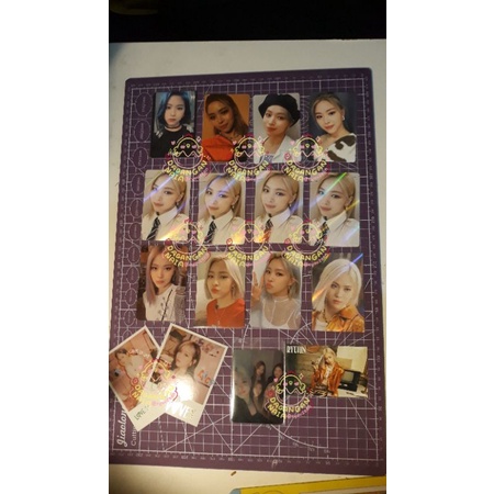 [ON HAND] Photocard official ITZY ryujin benefit bene subk withfans white black 1&2 not shy guess wh