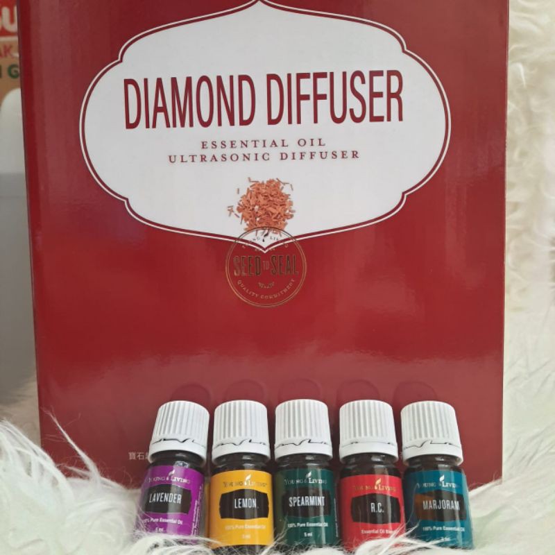 Diamond diffuser Limited Stock Young Living essential, paketan free 2 essential oil