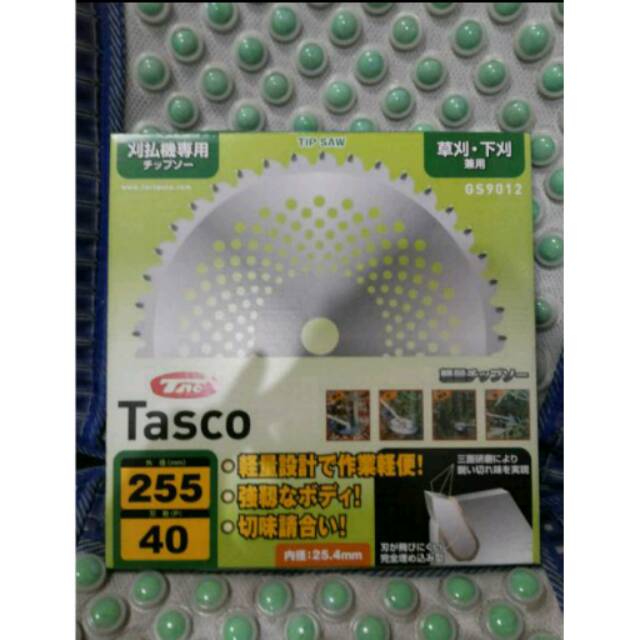 Pisau mesin potong rumput tasco bulat 40 gigi pisau potong rumput tasco 40 teeth