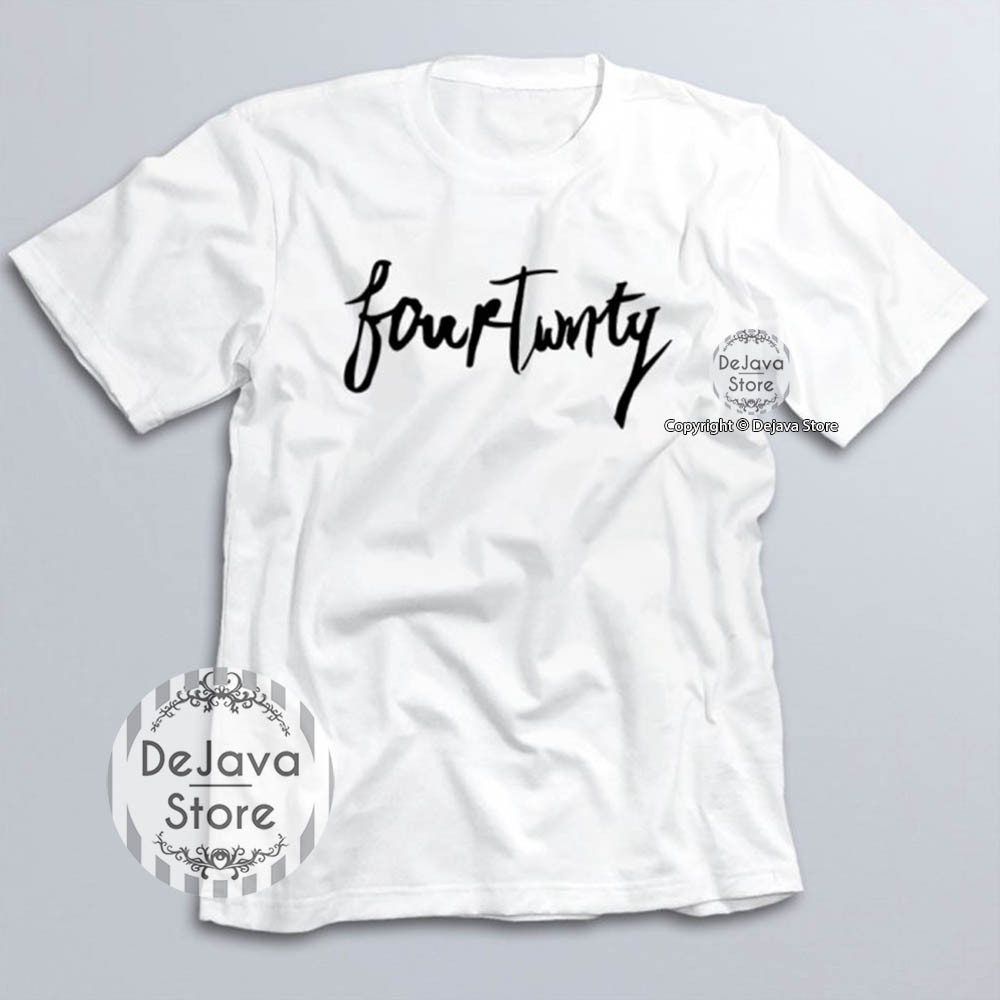 Kaos Distro FourTwnty Band 4.20 Musik Indie Tshirt Baju Atasan Pria Unisex Combed 30s | 017-6