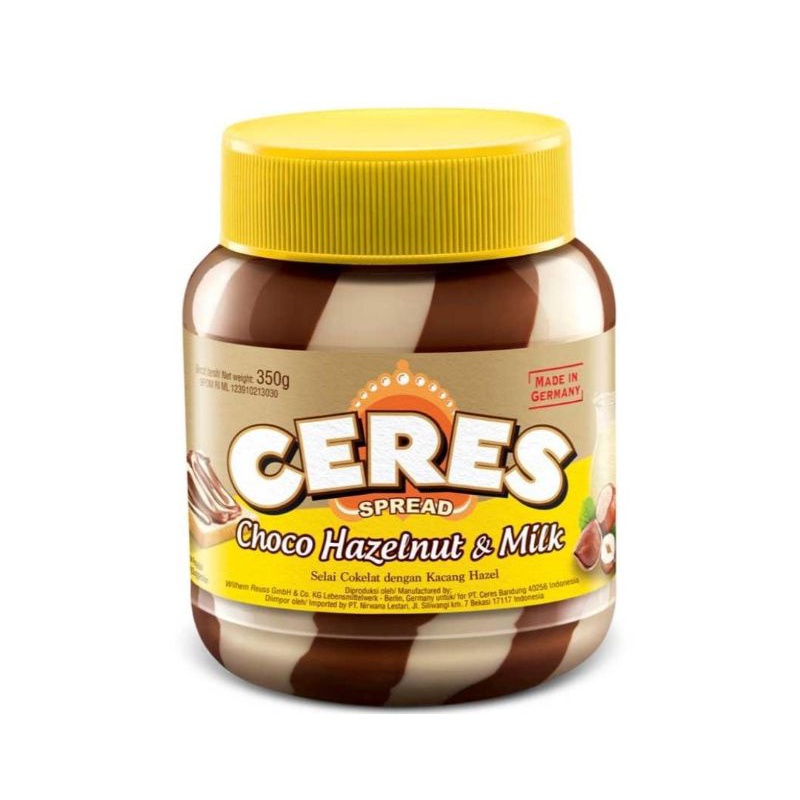 

CERES Spread Selai Choco Hazelnut & Milk 350 gr