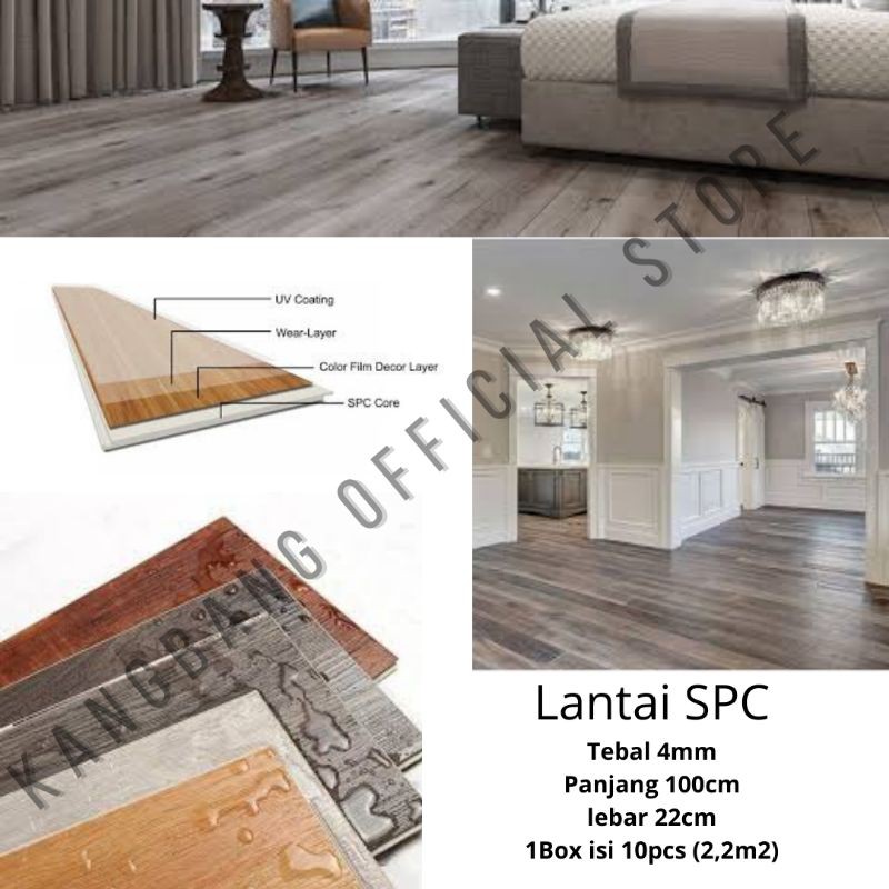 Lantai SPC | Vinyl Spc | LANTAI SPC | VINYL KLIK | Lantai Kayu Anti Air