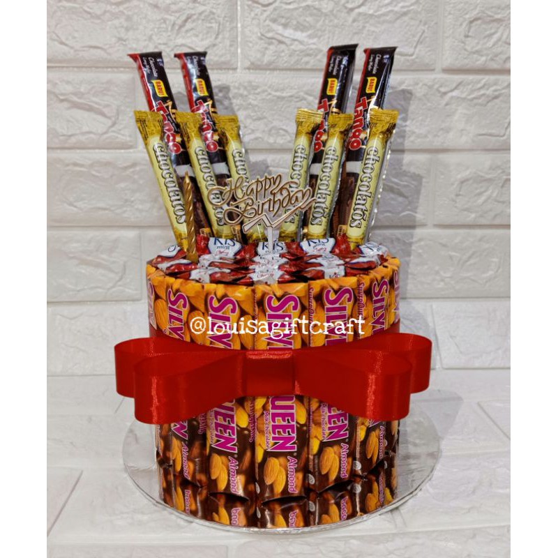 

Snack tart/kue ulang tahun dari snack/snack birthday cake