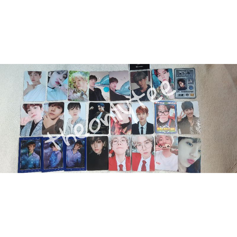 (BACA DESKRIPSI) EXO BAEKHYUN PC PHOTOCARD CANDY CITYLIGHTS BAMBI WELCOME KIT TEMPO MAMA LOTTO