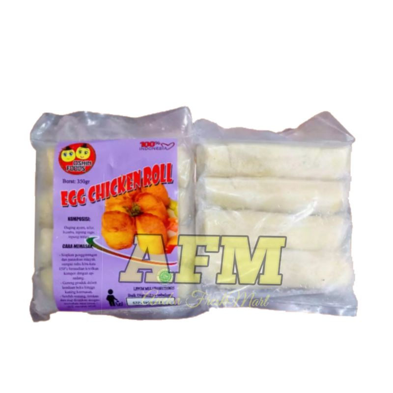 

OSHIN EGG CHICKEN ROLL 350GR (4PCS) BENTO TELUR AYAM GULUNG