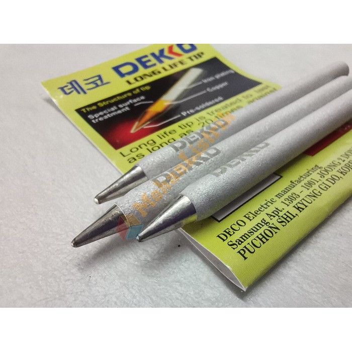 Mata Solder 60 Watt Dekko Deko Korea Soldering Tip