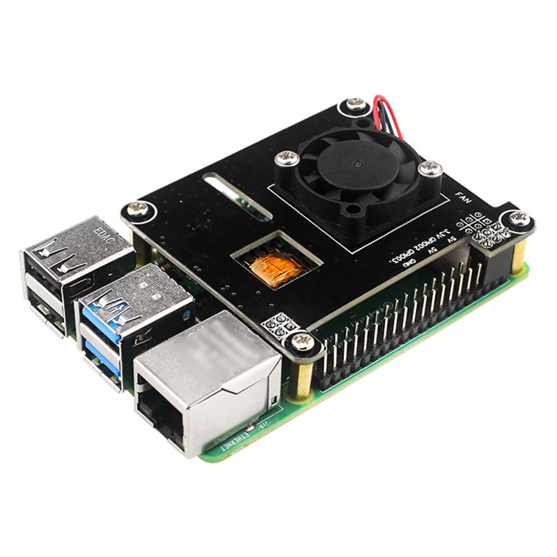 Modul btsg Ethernet POE IEEE802.3AF 5V 2A Gigabit Untuk Raspberry Pi 3b+/ 4b