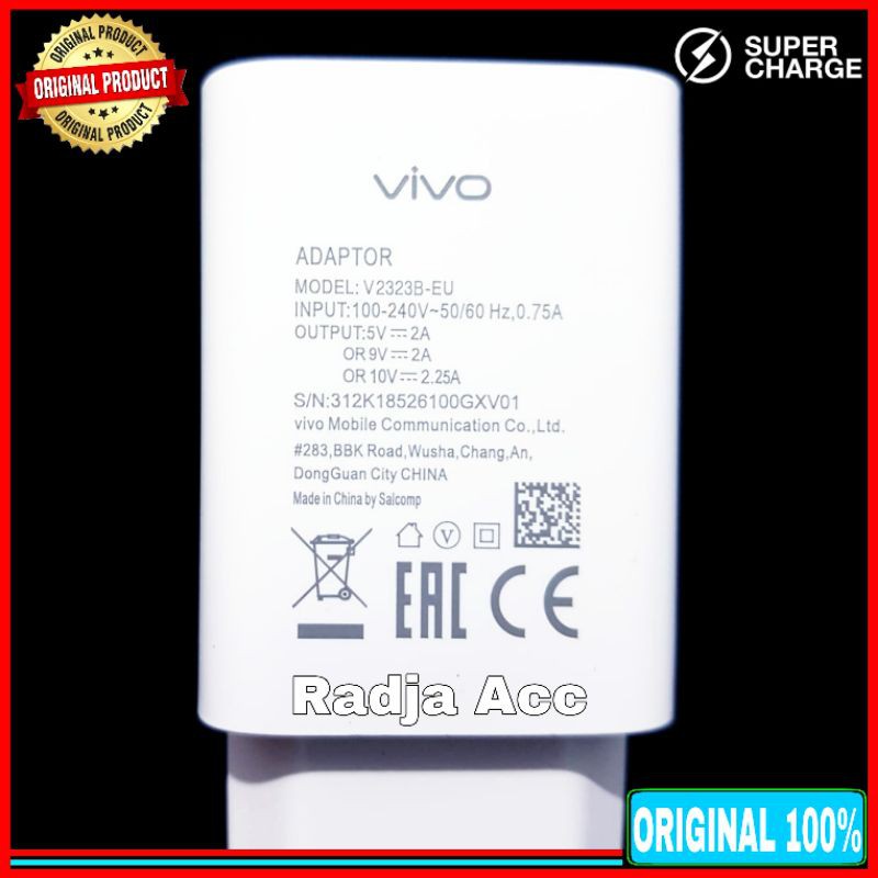 Charger Vivo S1 Pro X27 X27 Pro Original 100% Super Charge USB Type C