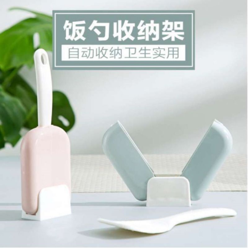 Tempat Centong Nasi Otomatis/ Sendok Nasi Otomatis / Centong Nasi Otomatis / Centong Nasi Ajaib