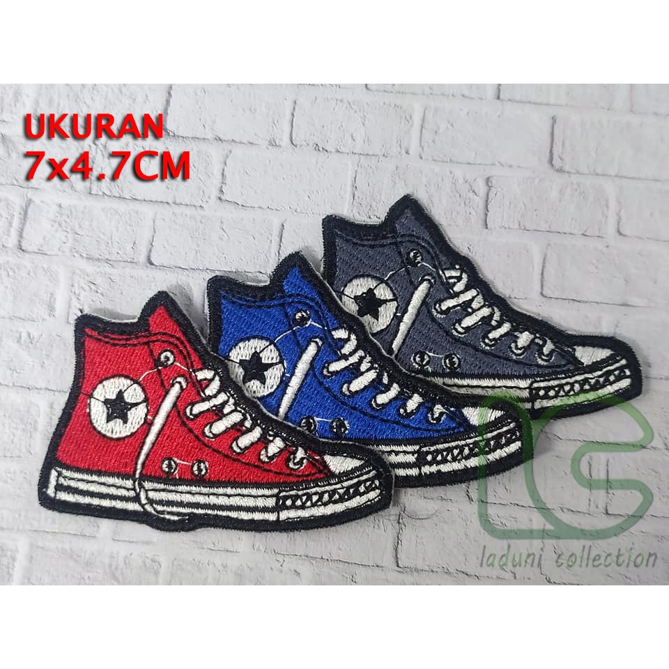 Patch Bordir SEPATU / Emblem Bordir SEPATU