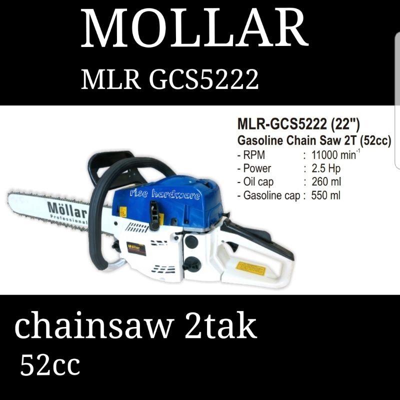 Chain Saw Machine mesin gergaji chainsaw 2tak  22” 20&quot; 25&quot; inch 22 in