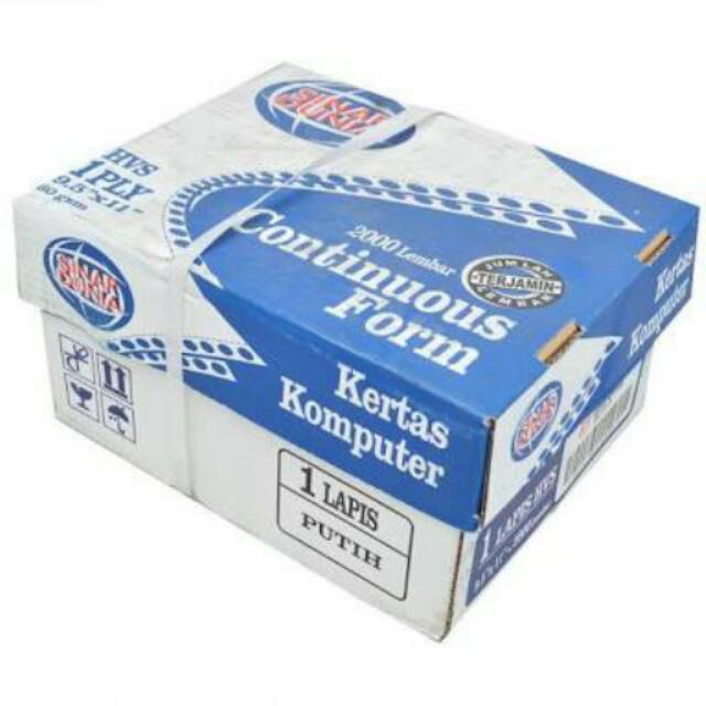 

Continuous Form Sinar Dunia 1 ply