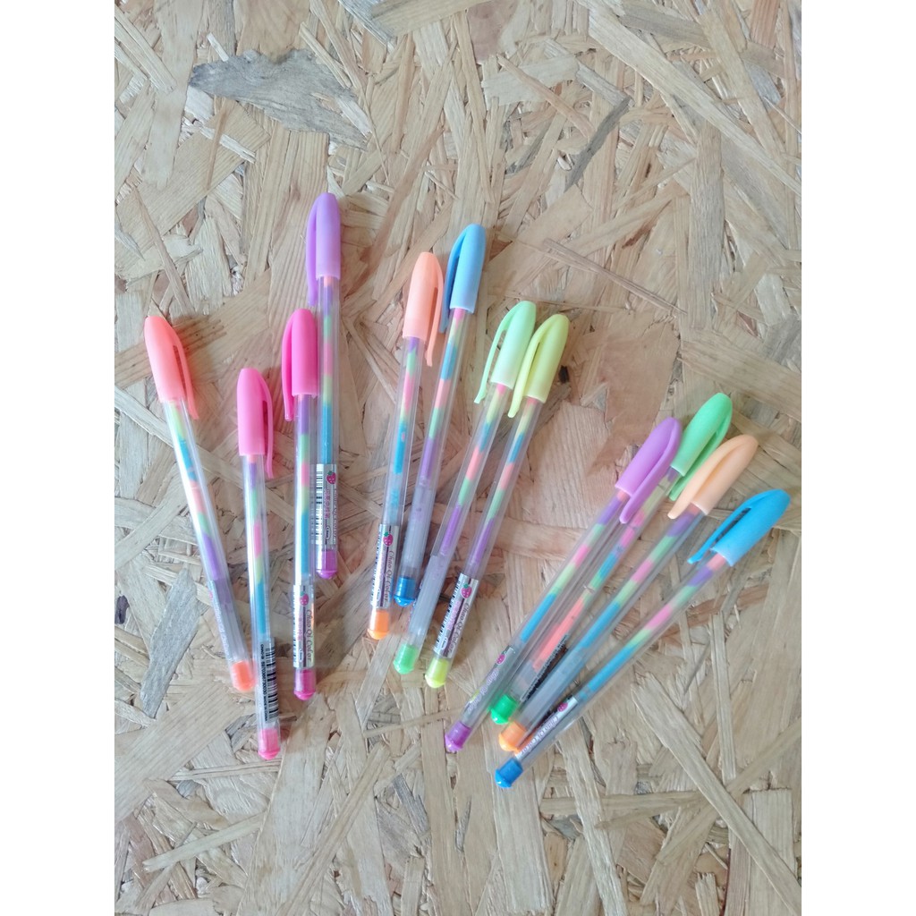 

Pulpen Pen Bolpoin Pena Pelangi Rainbow