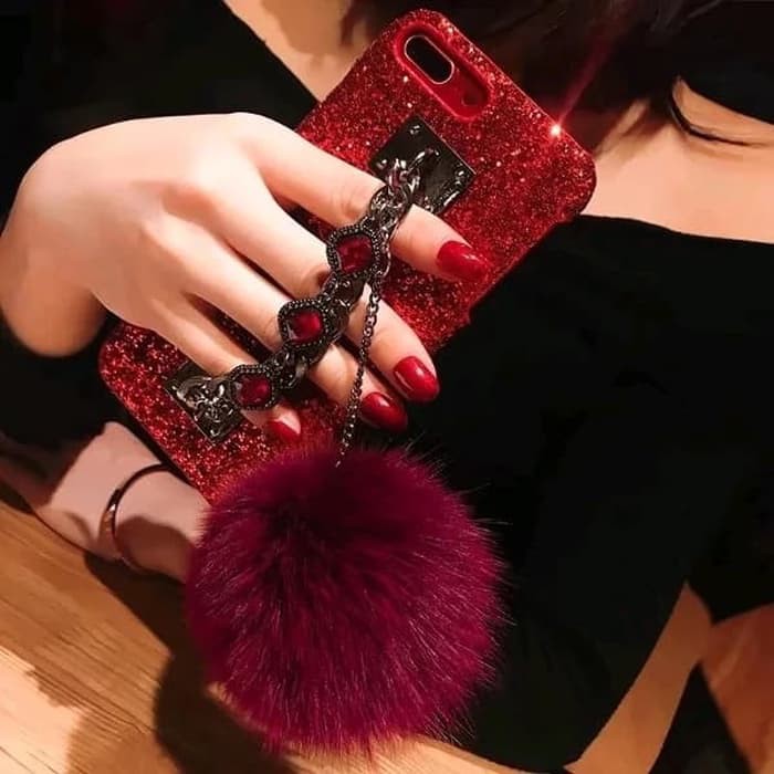 Softcase TPU Glitter Luxury Bling Diamond Case Cover Casing Oppo F9