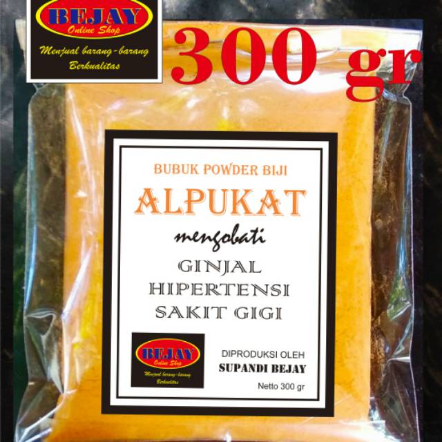 

Bubuk BIJI ALPUKAT 300 gr utk GINJAL SAKIT GIGI