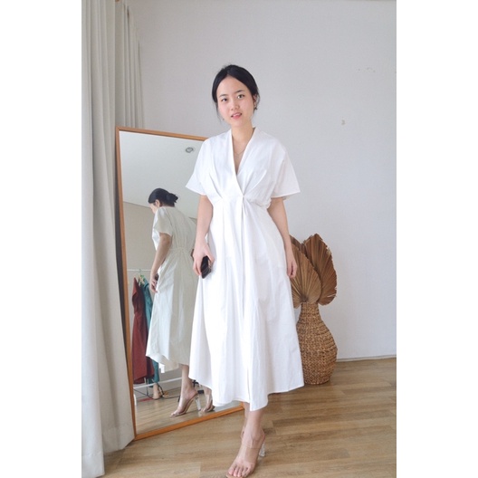 Selim Label Keiko Dress Kimono Dress Katun Linen Dress Bumil Dress