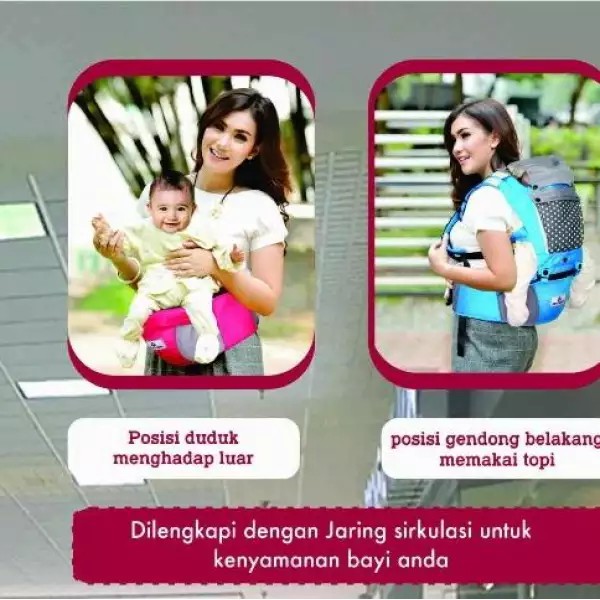 GENDONGAN HIPSEAT 6 POSISI SIRKULASI POLCADOT CINTAKA TCG1634