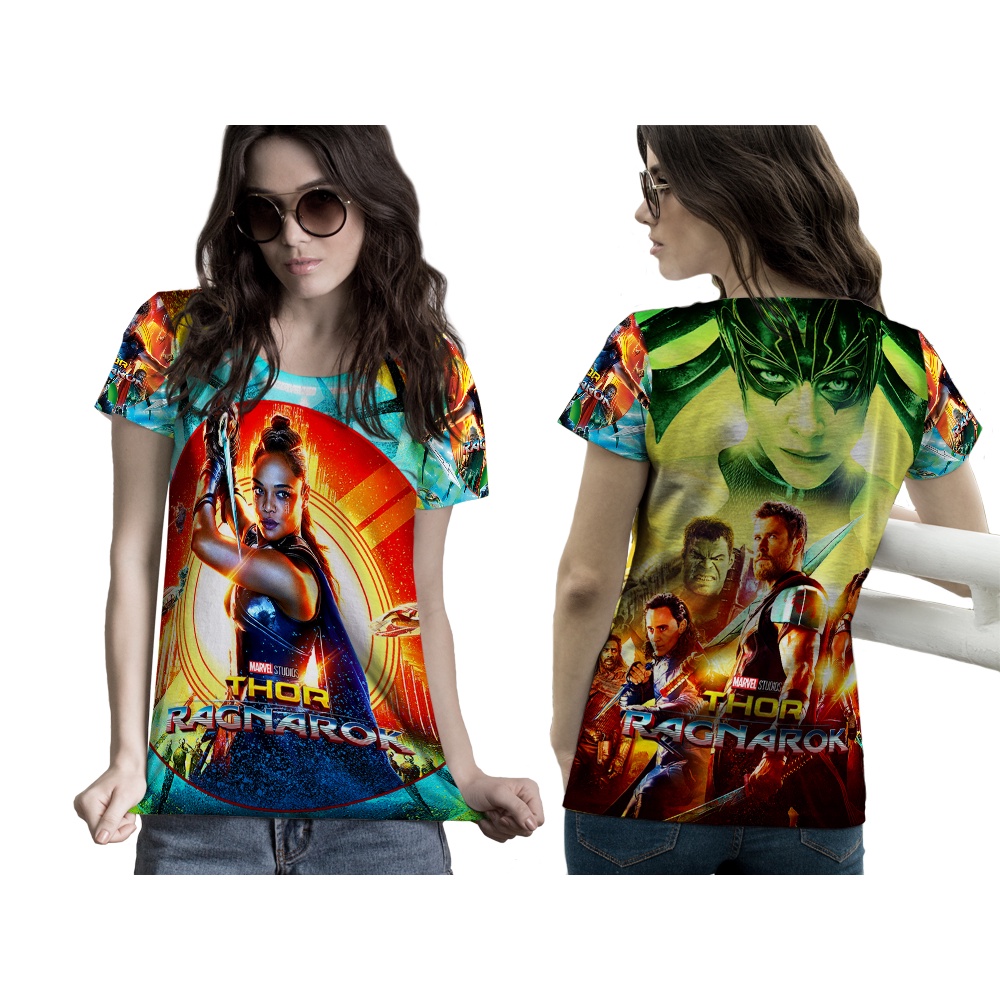 TiniShop - THOR RAGNAROK Kaos Wanita Keren / Kaos Custom THOR RAGNAROK FullPrint /301