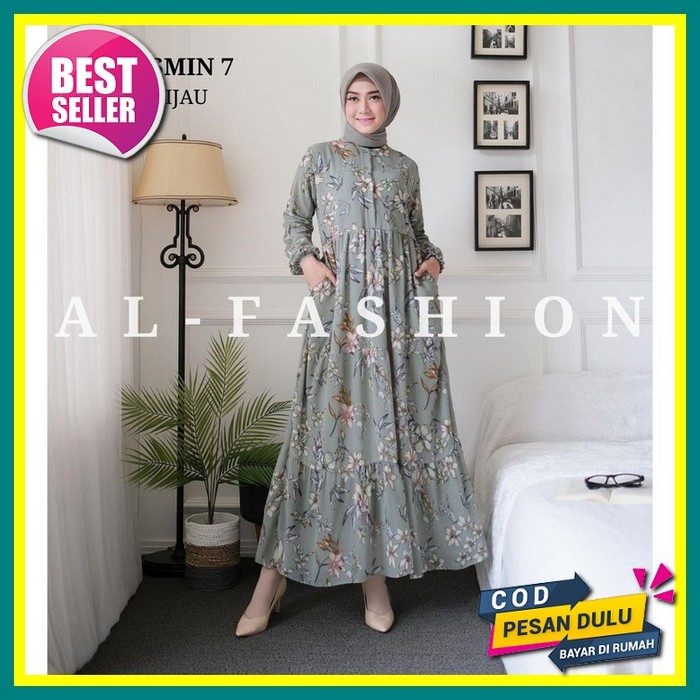 Baju Gamis Wanita Terbaru  Gamis Remaja Kekinian Korean Style Gamis Remaja Terbaru Gamis Kekinian 20