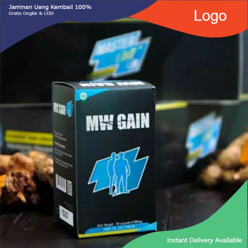 Asli MW GAIN Master Weight Gain Multivitamin Original Obat Penggemuk badan - Badan Berisi Nutrisi Ti