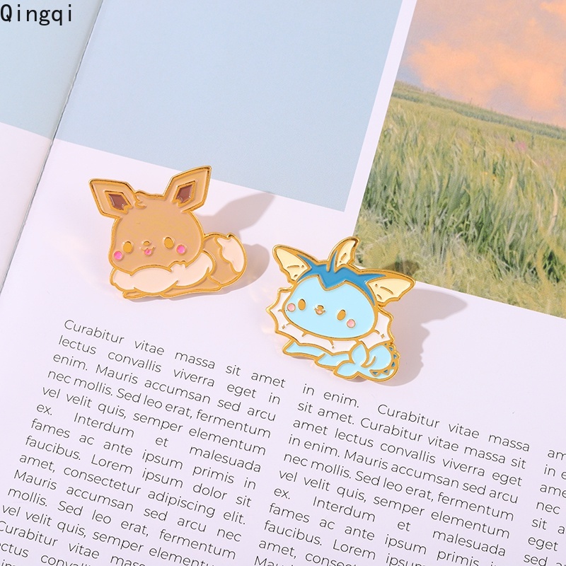 Bros Pin Enamel Bentuk Kartun Hewan Kelinci Anime Elves Untuk Hadiah Penggemar