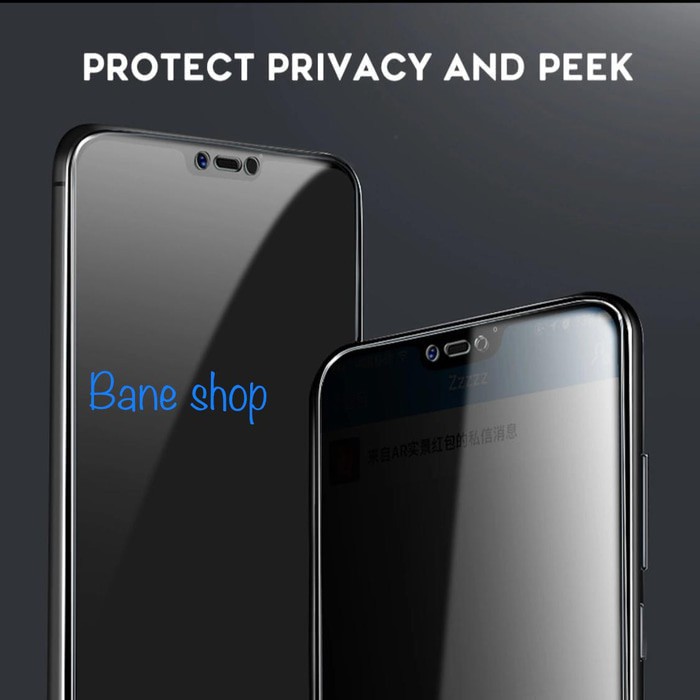 TEMPER GLASS OPPO A5 2020 ANTI SPY 5d FULL SCREEN COVER